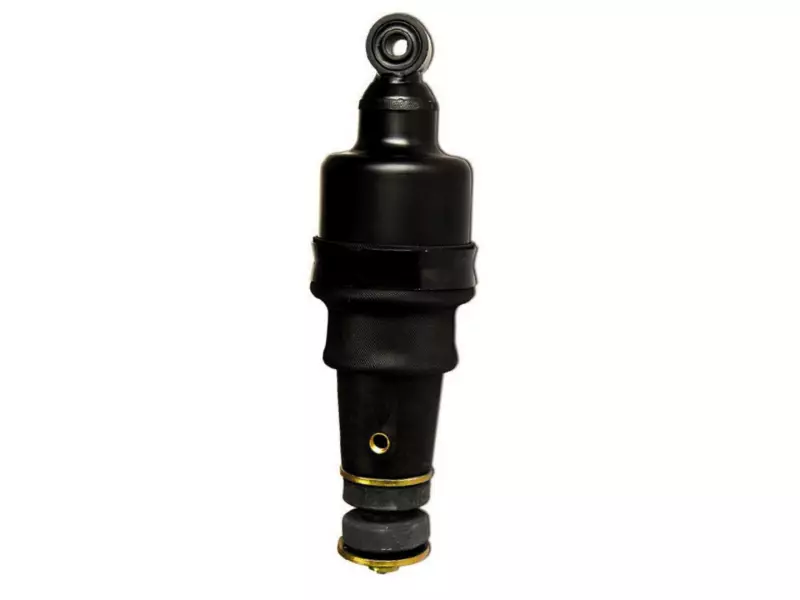 Cabin shock absorber, with air bellow