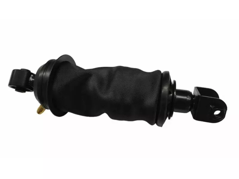 Cabin shock absorber, with air bellow