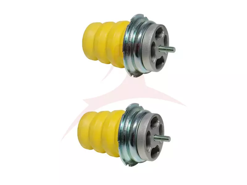 RUBBER BUFFER, SUSPENSION FRONT AXLE LEFT/RIGHT 2 PCS
