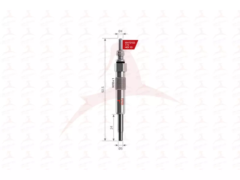 GLOW PLUG ( REAR )