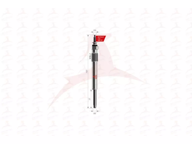 GLOW PLUG ( UPPER )