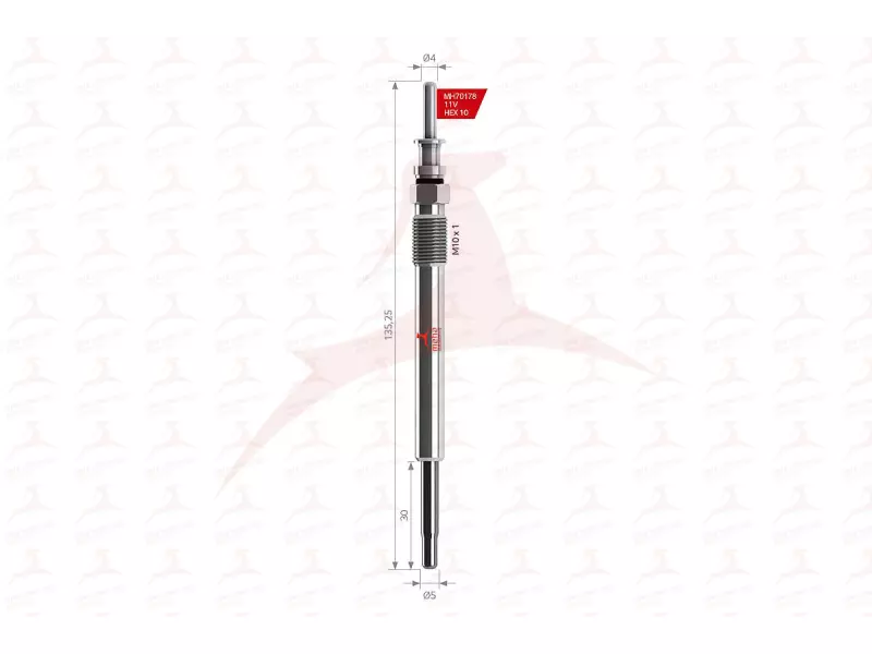 GLOW PLUG ( FRONT LH )