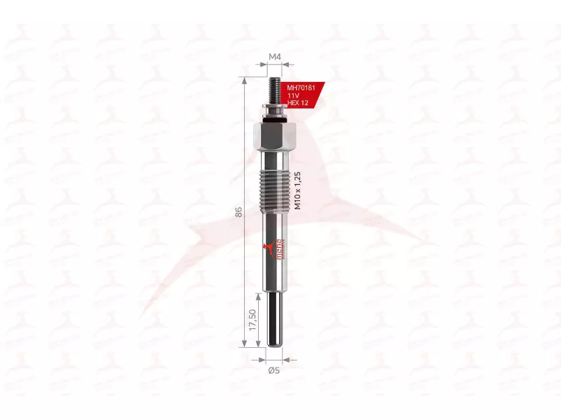 GLOW PLUG ( FRONT LH )