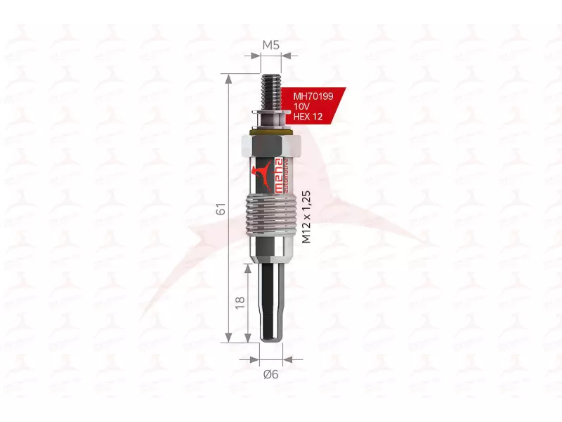 GLOW PLUG ( REAR )