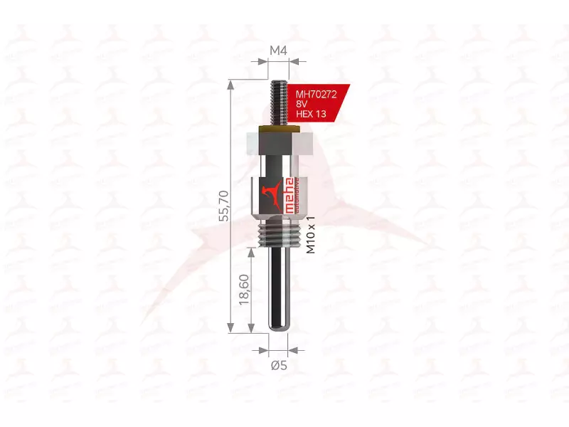 GLOW PLUG ( RH REAR )