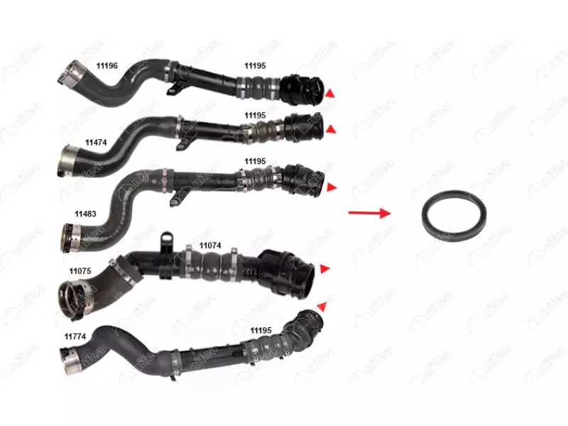 TURBO PIPE GASKET
EXCLUDING PLASTIC PIPE