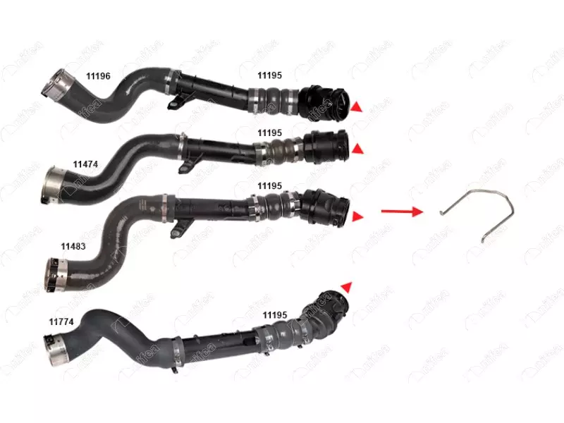 TURBO PIPE CLIPS
EXCLUDING PLASTIC PIPE
