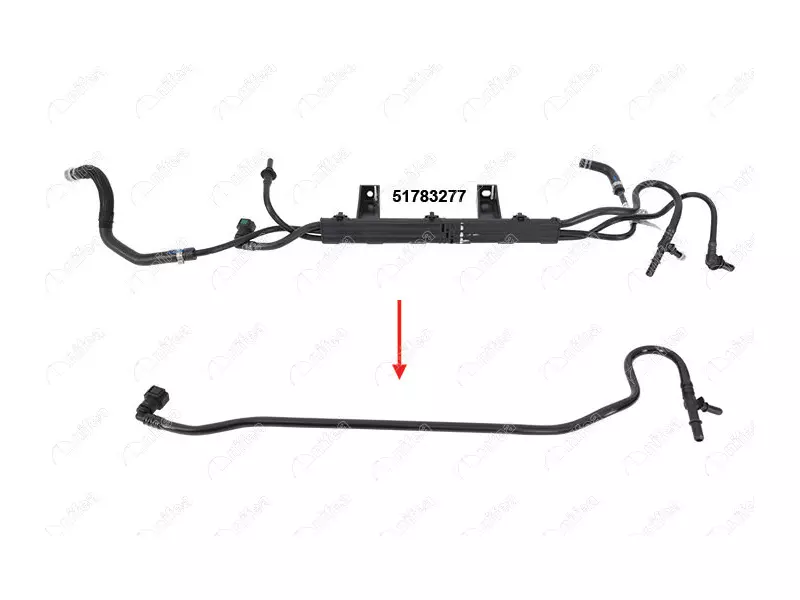 FUEL PIPE
EXCLUDING BRACKET