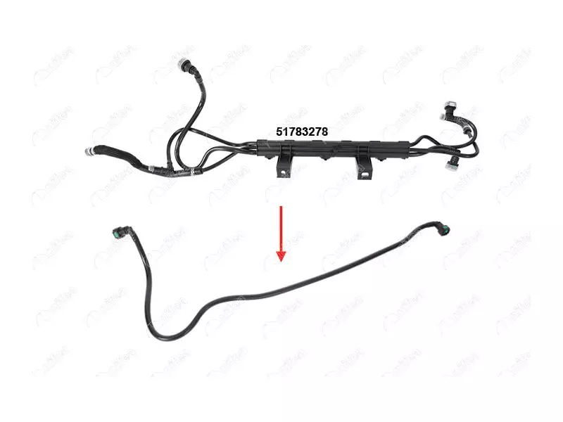 FUEL PIPE 
EXCLUDING BRACKET