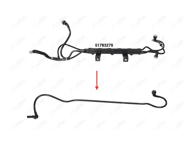FUEL PIPE 
EXCLUDING BRACKET