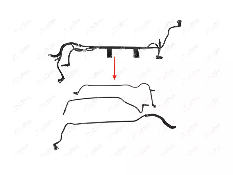 FUEL PIPE 
EXCLUDING BRACKET