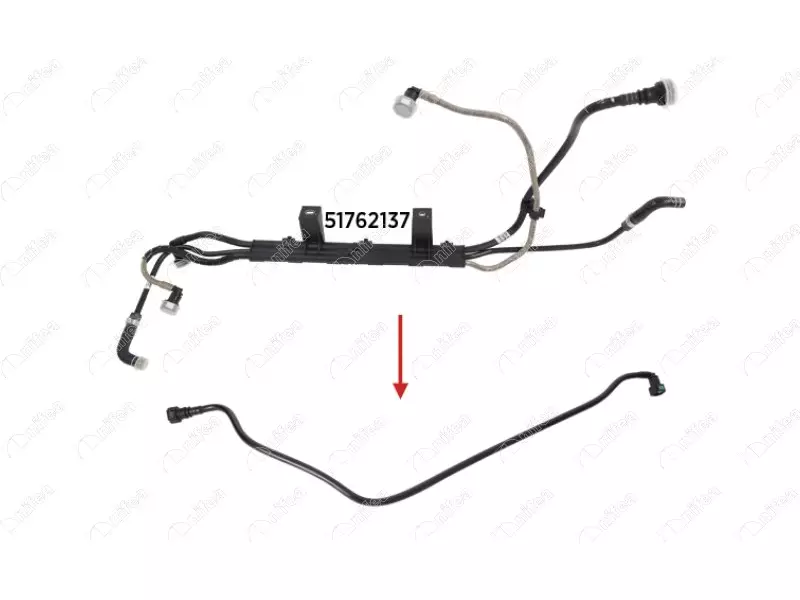 FUEL PIPE 
EXCLUDING BRACKET