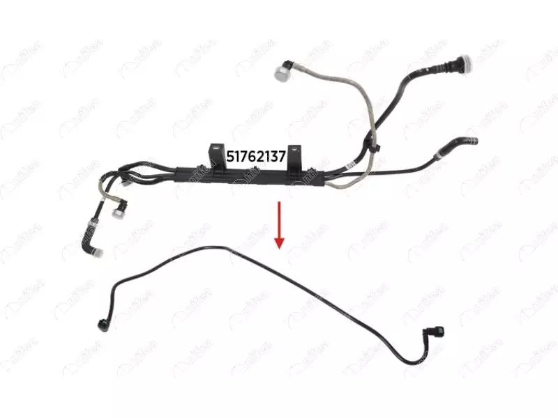 FUEL PIPE 
EXCLUDING BRACKET
