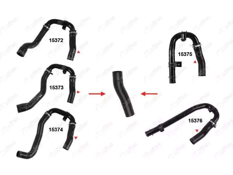 TURBO HOSE EXCLUDING METAL PIPE