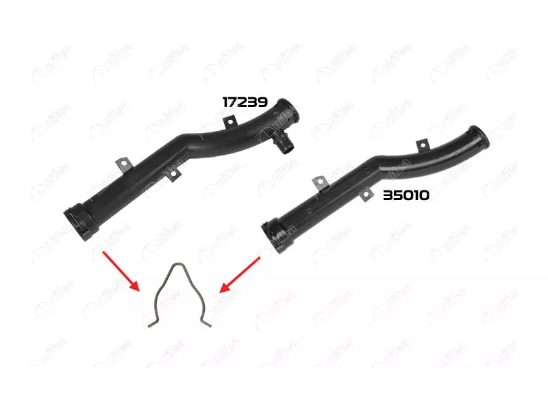 RECIRCULATION PIPE CLIPS