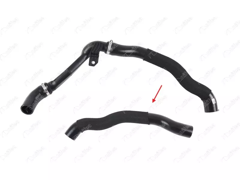 RADIATOR OUTLET HOSE EXCLUDING PLASTIC PIPE