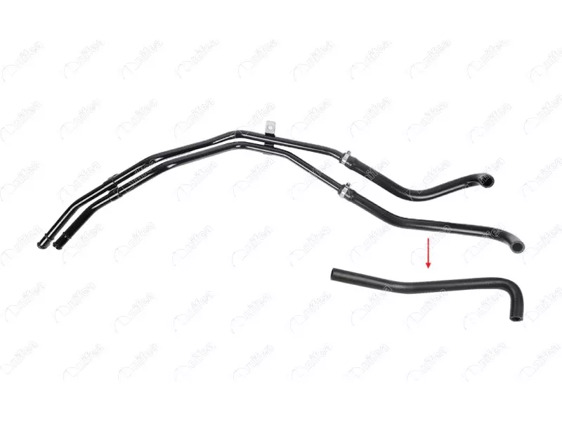 HEATER HOSE
EXCLUDING METAL PIPE