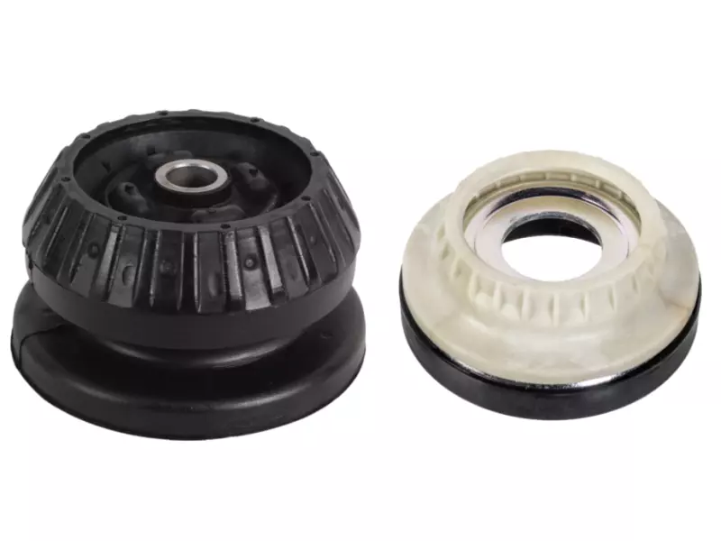 Shock absorber mounting, with bearing