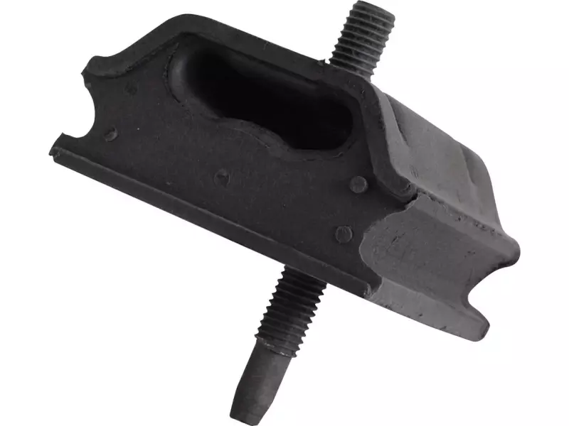 Rear suspension shock absorber mounting