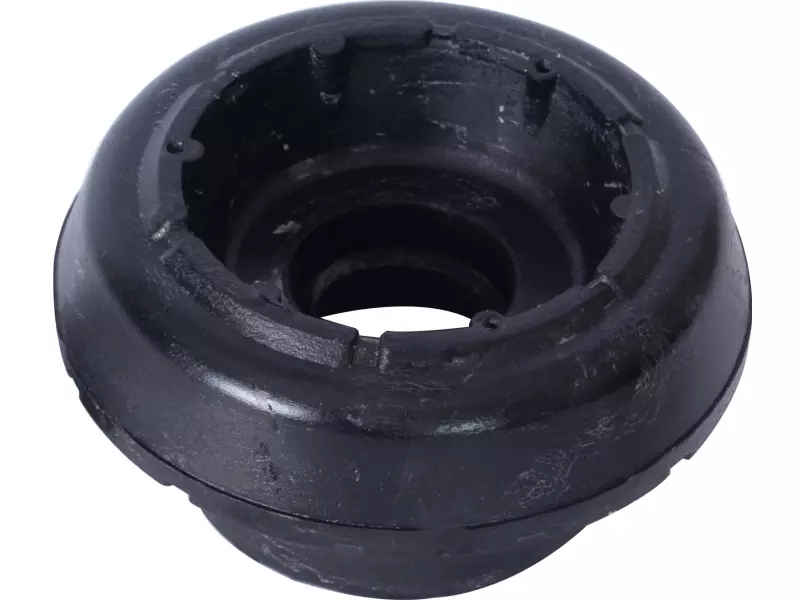 Front suspension shock absorber mounting