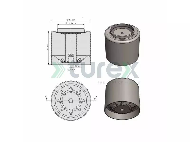 Air Spring Lower Piston
