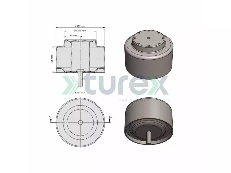 Bmc Air Spring Lower Piston