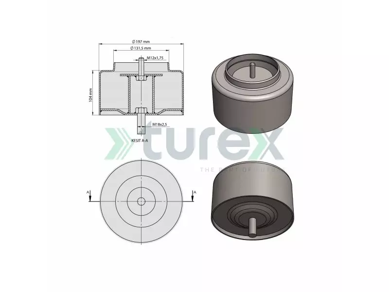 Air Spring Lower Piston