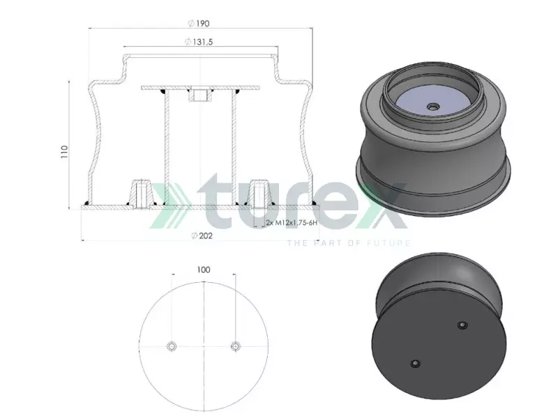 Isuzu Air Spring Lower Piston