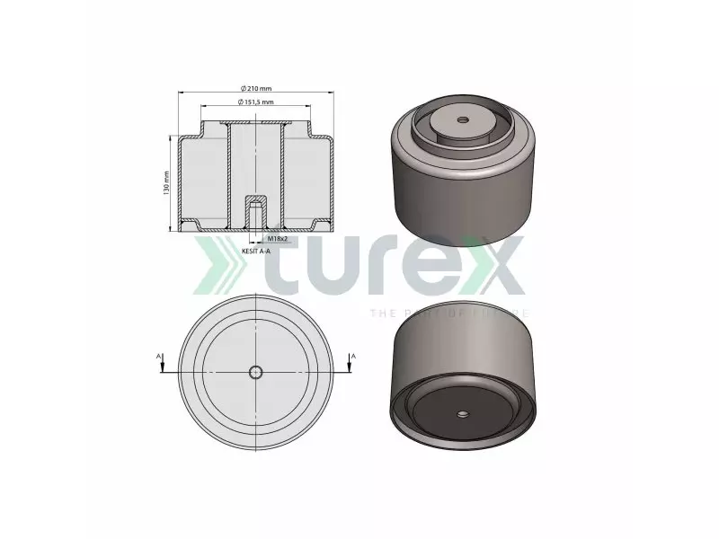 4705 Air Spring Lower Piston