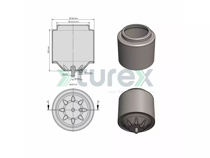 Volvo Air Spring Piston