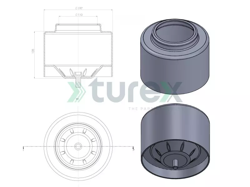 Volvo Air Spring Piston