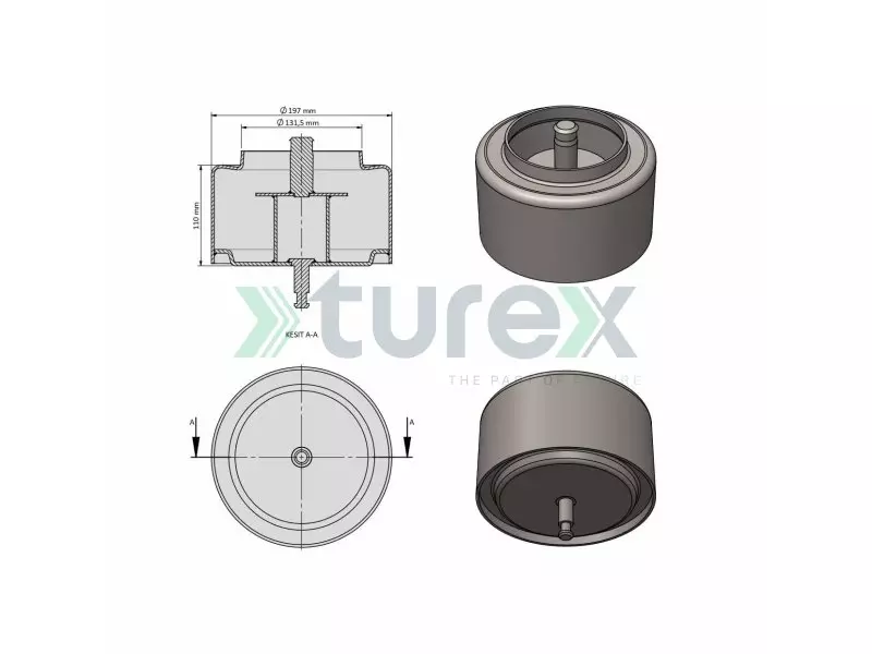 1859 Air Spring Piston