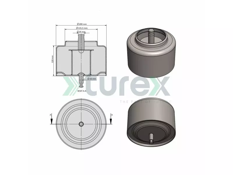 66631 Air Spring Piston