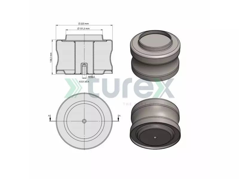 Air Spring Lower Piston