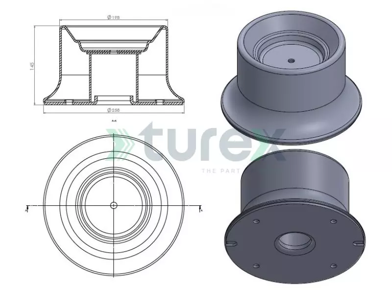 Air Spring Lower Piston