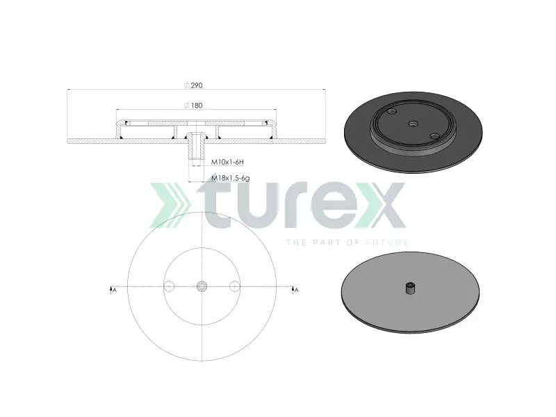 Tezeller Air Spring Top Plate