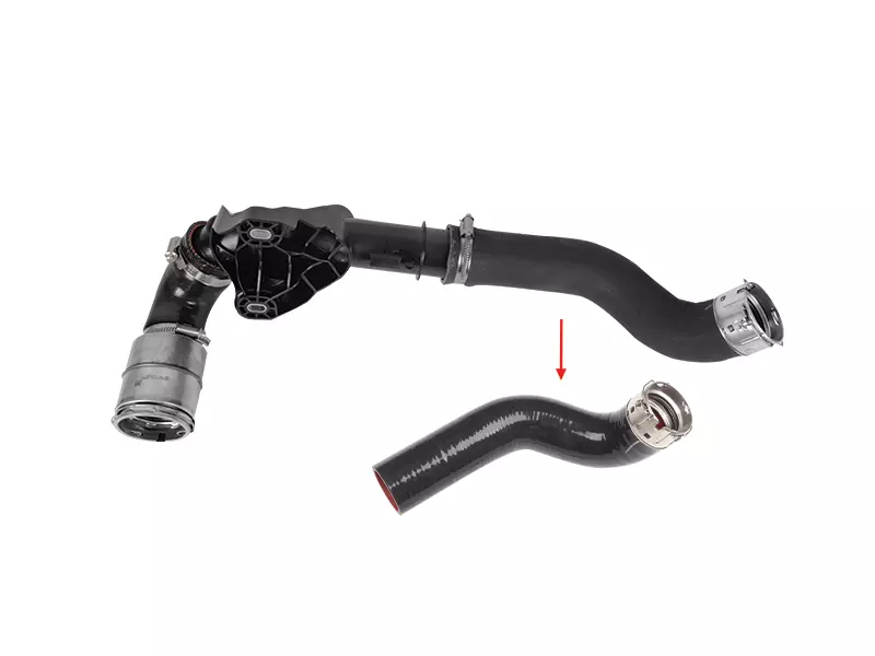TURBO HOSE
EXCLUDING PLASTIC PIPE 
BIG HOSE SHOWN WITH ARROW