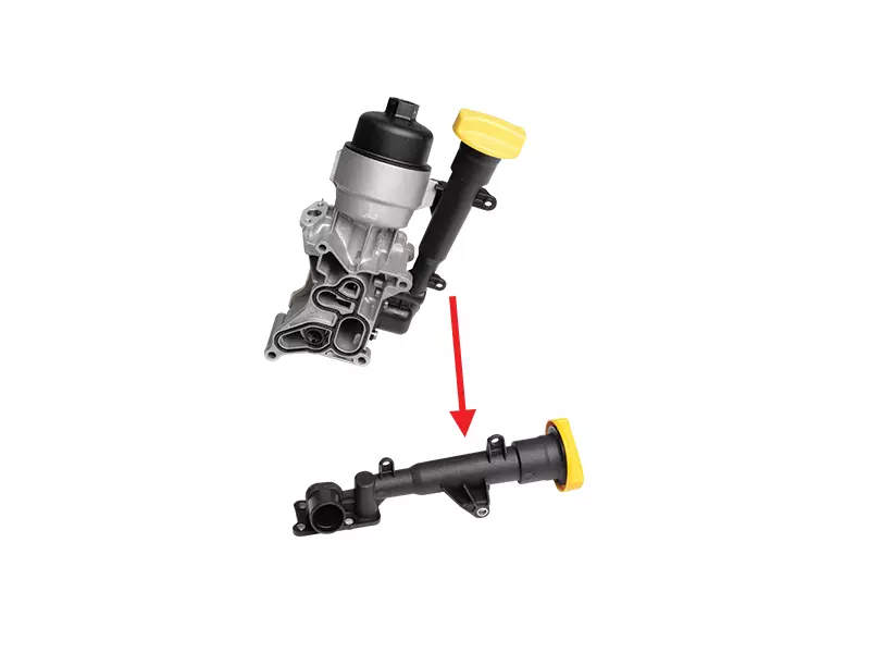 OIL FILLER PIPE WITH COVER