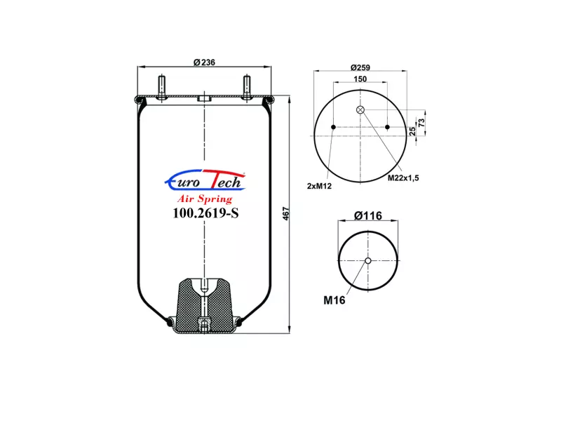 Air Springs - Service Assembly