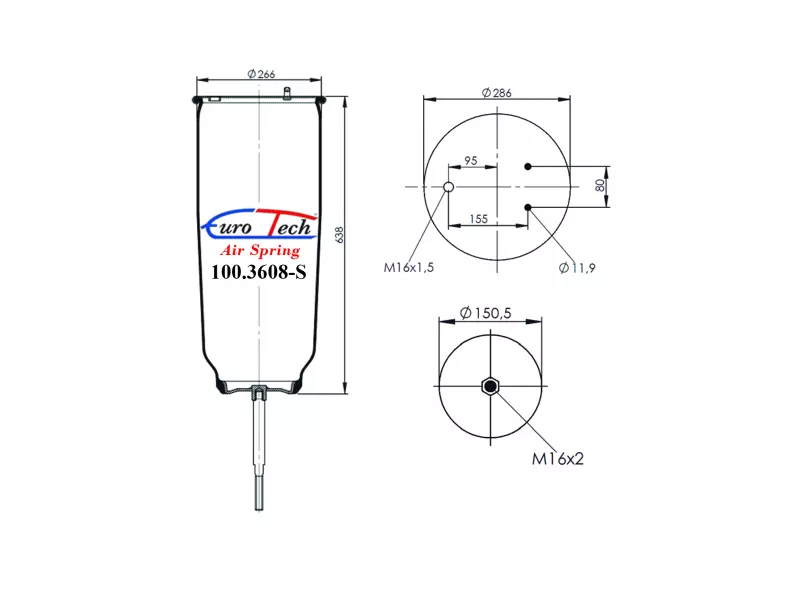 Air Springs - Service Assembly