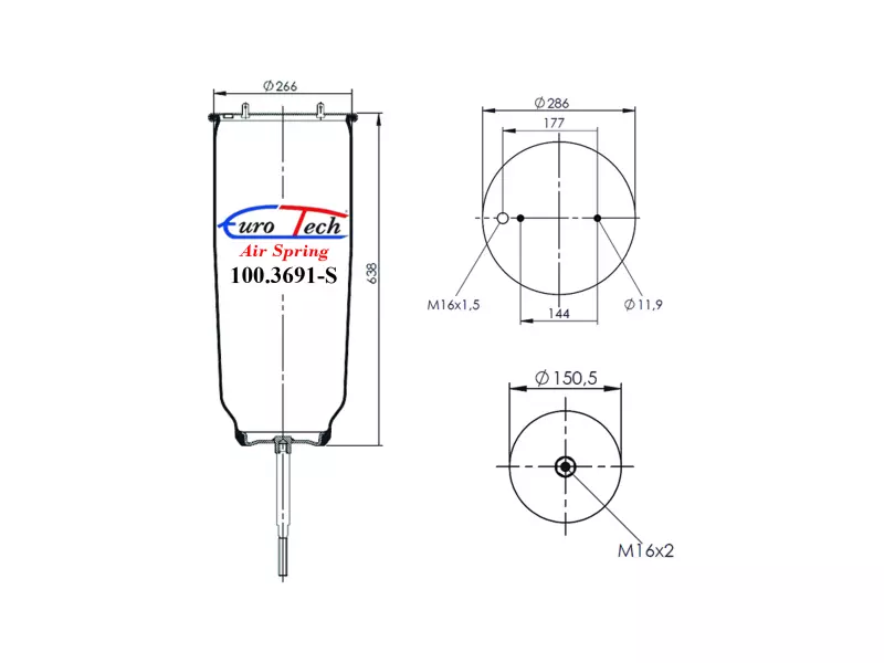 Air Springs - Service Assembly