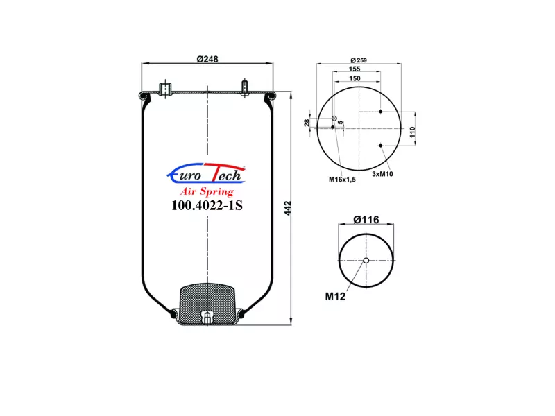 Air Springs - Service Assembly