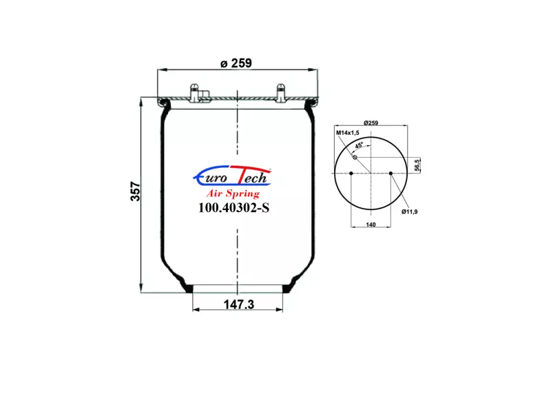 Air Springs - Service Assembly