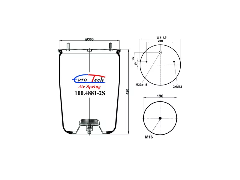 Air Springs - Service Assembly