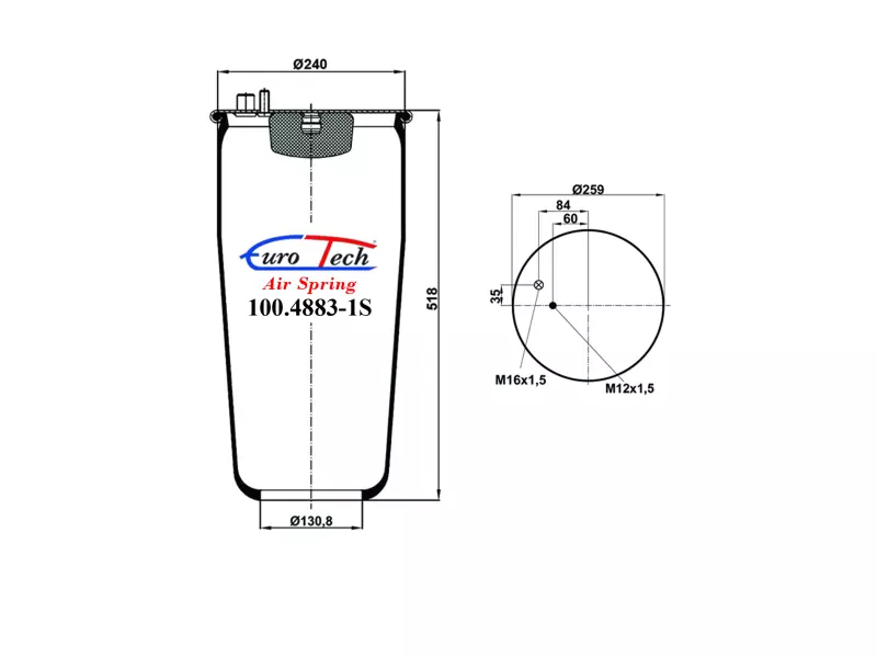 Air Springs - Service Assembly