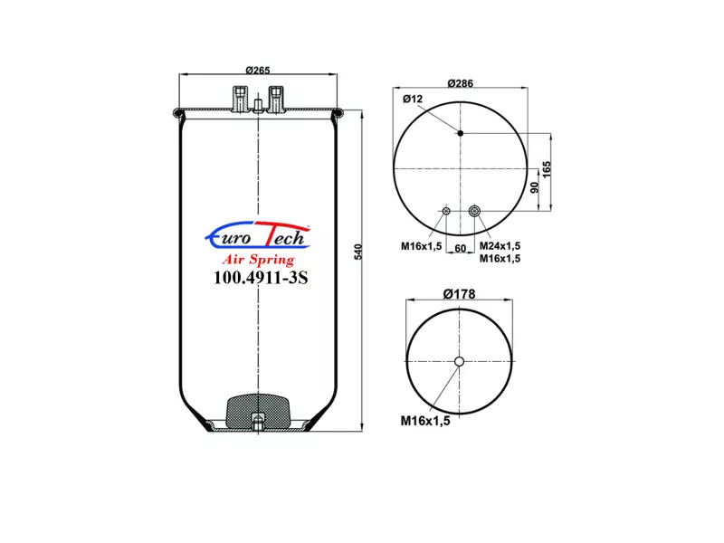 Air Springs - Service Assembly