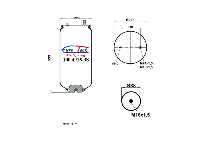 Air Springs - Service Assembly