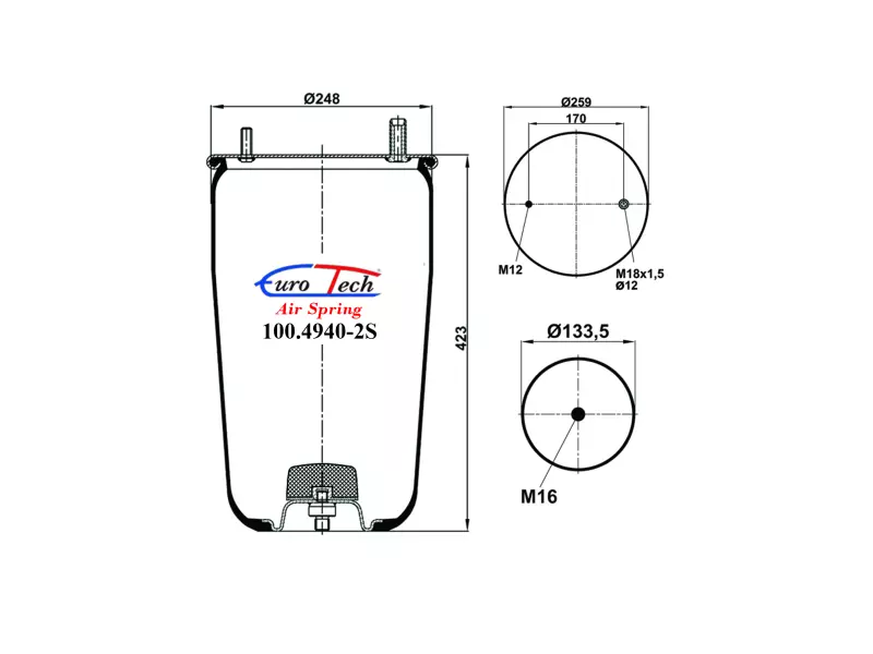 Air Springs - Service Assembly