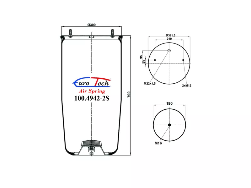 Air Springs - Service Assembly