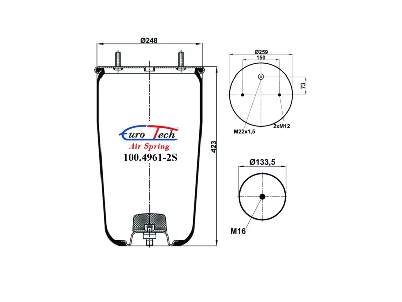 Air Springs - Service Assembly